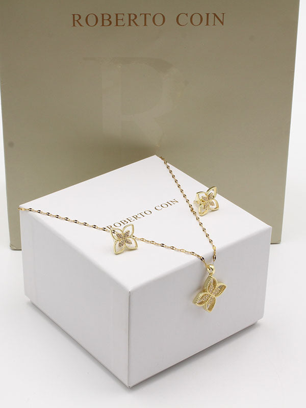 طقم روبرتو كوين زركون اطقم roberto coin