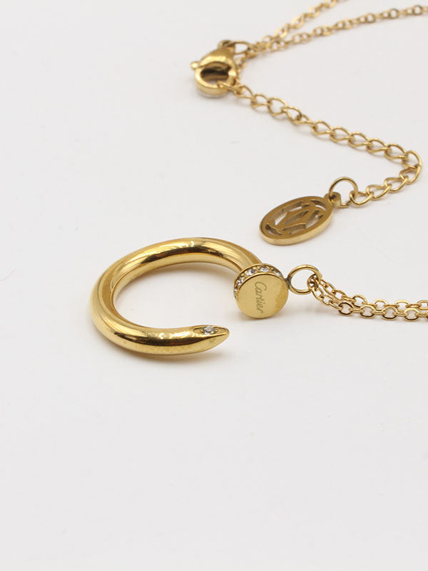 سلسال كارتير مسمار ستون وسط سلسال CARTIER