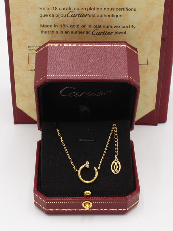 سلسال كارتير مسمار ستون سمول صغير سلسال CARTIER ذهبي
