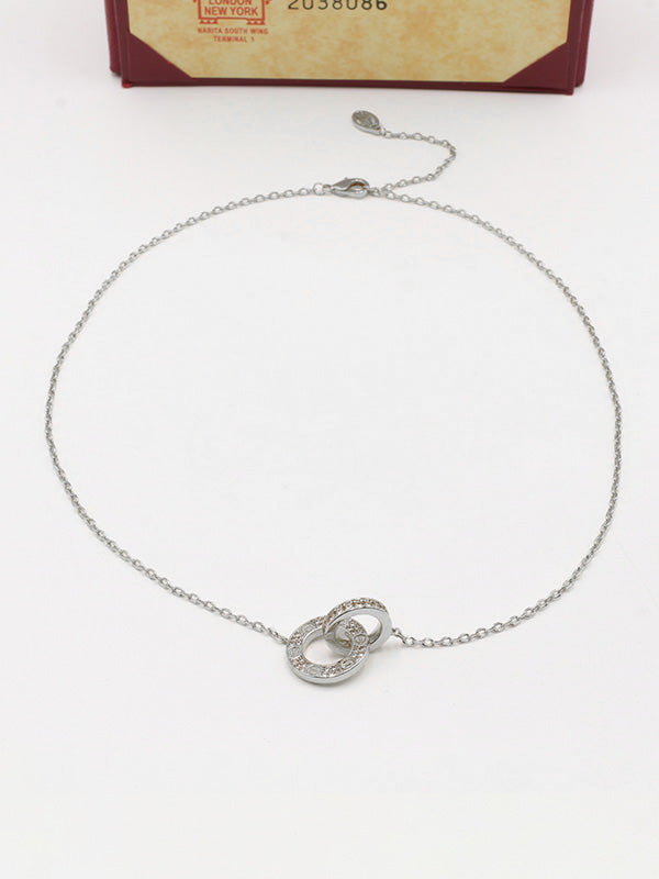 سلسال كارتير بيق سيركلز لوقو سلسال CARTIER فضي