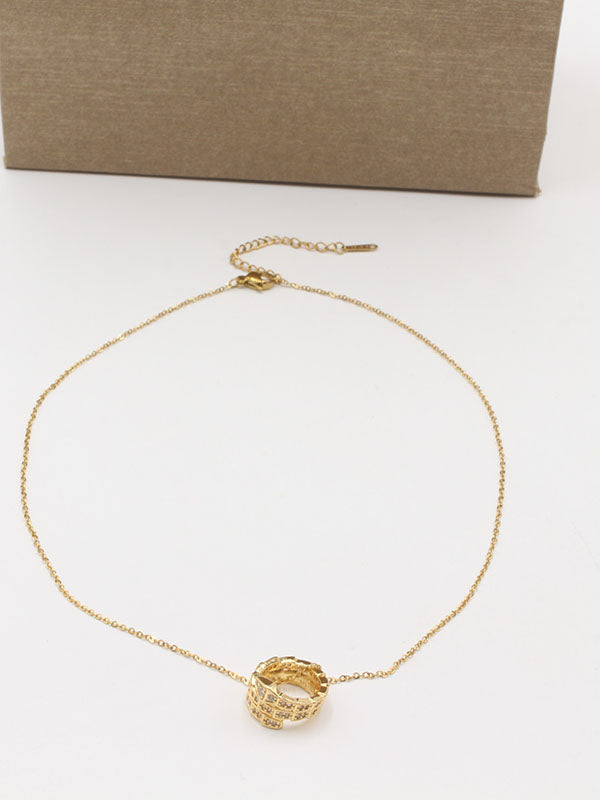 سلسال بولغاري سنيك سيركل سلسال bvlgari ذهبي