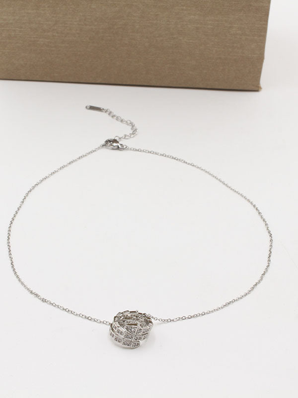 سلسال بولغاري سنيك سيركل سلسال bvlgari فضي