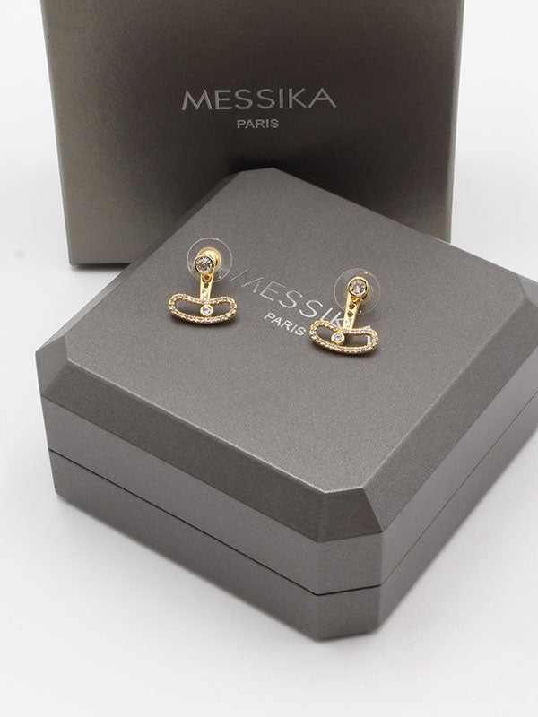 حلق ميسيكا خلف الاذن حلق messika ذهبي
