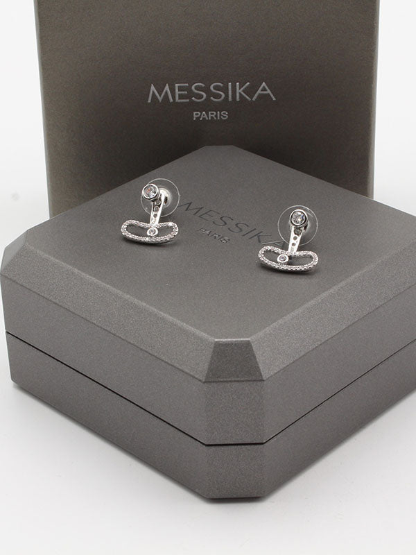 حلق ميسيكا خلف الاذن حلق messika فضي