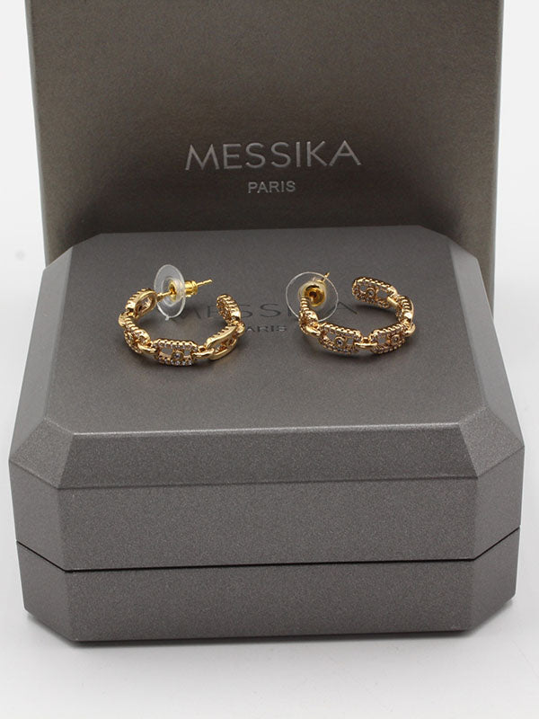 حلق ميسيكا سيركل زركون حلق messika