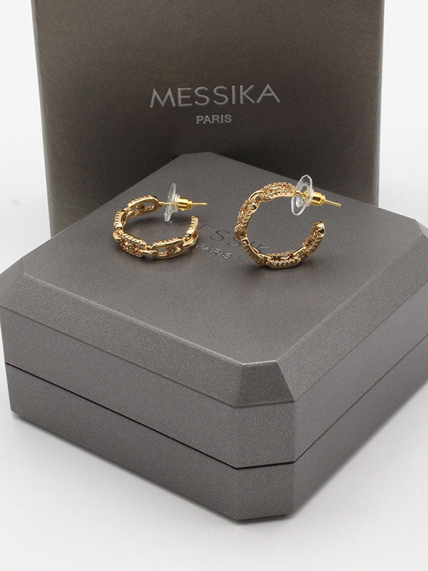 حلق ميسيكا سيركل زركون حلق messika