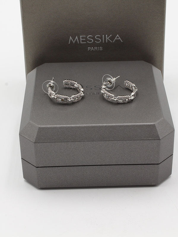 حلق ميسيكا سيركل زركون حلق messika