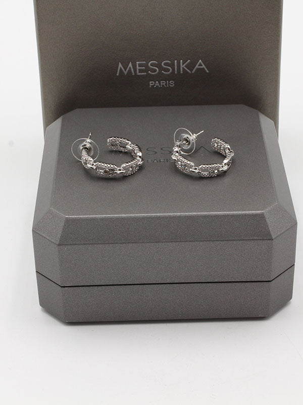 حلق ميسيكا سيركل زركون حلق messika