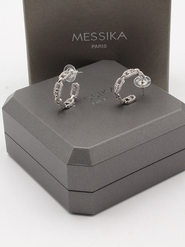 حلق ميسيكا سيركل زركون حلق messika
