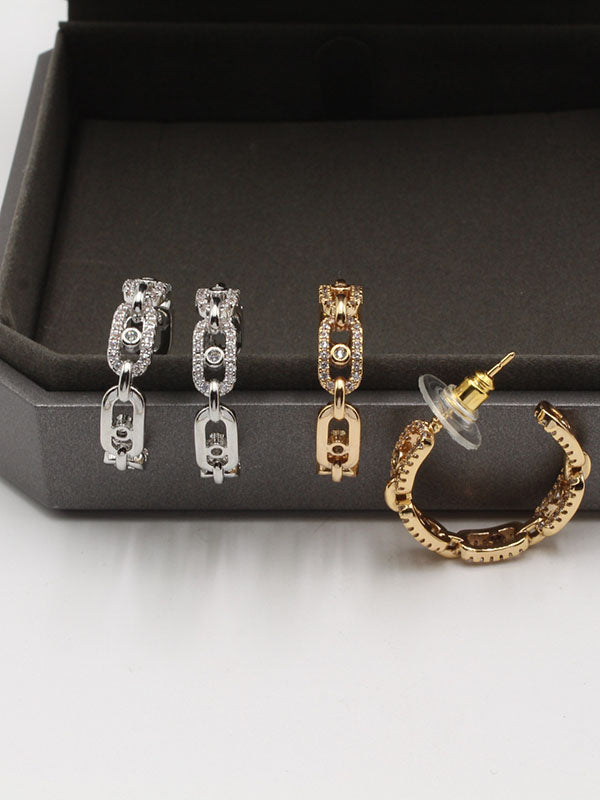 حلق ميسيكا سيركل زركون حلق messika