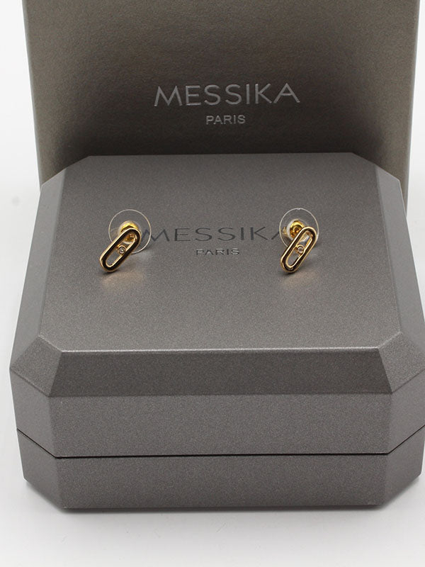 حلق ميسيكا صغير ميتال حلق messika