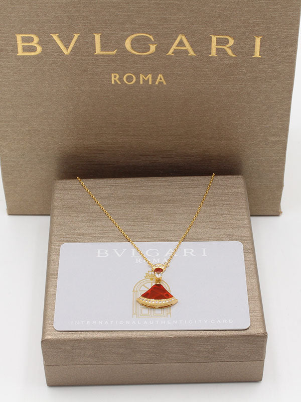 سلسال بولغاري حجر طبيعي ستونز سلسال bvlgari بني ذهبي