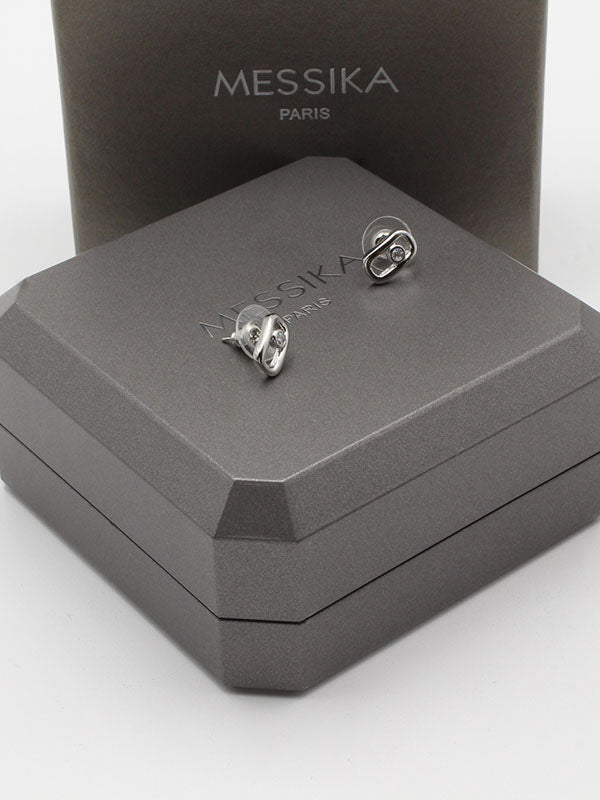 حلق ميسيكا صغير ناعم ميتال حلق messika