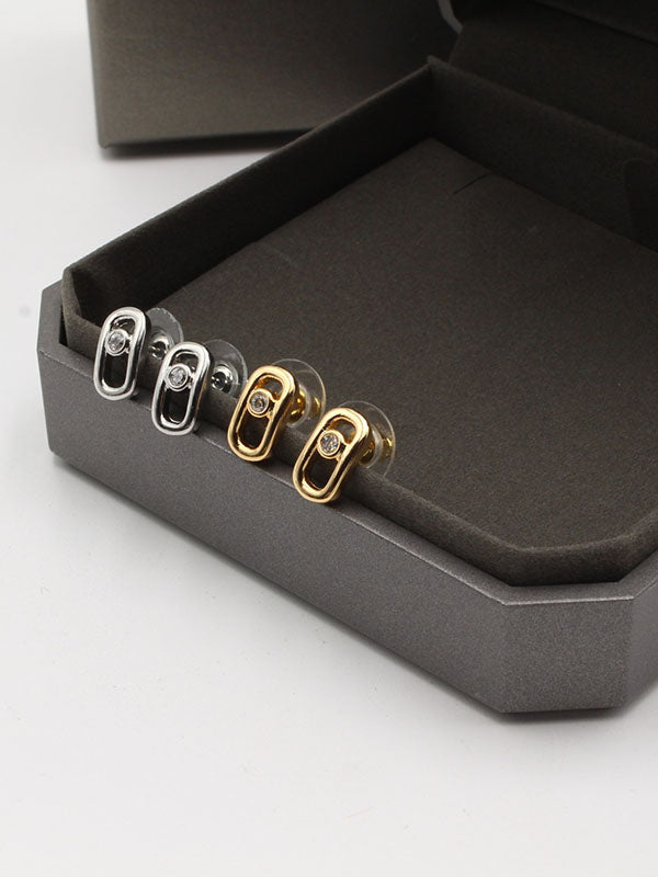 حلق ميسيكا صغير ناعم ميتال حلق messika