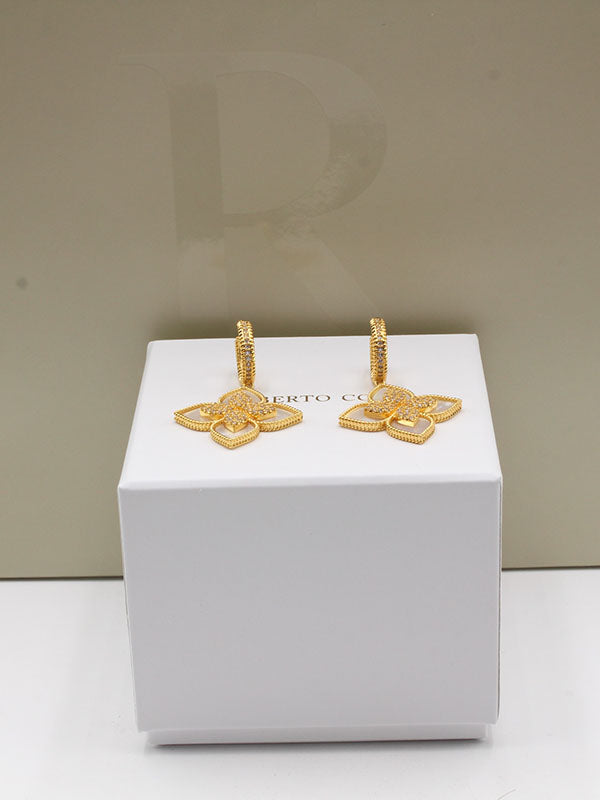 حلق روبرتو كوين زركون حلق roberto coin