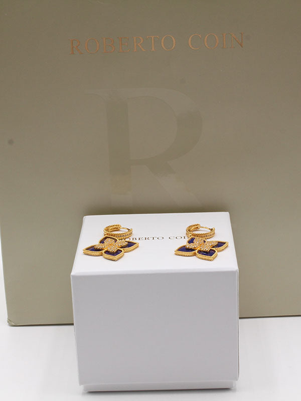 حلق روبرتو كوين زركون حلق roberto coin