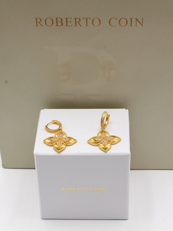 حلق روبرتو كوين زركون حلق roberto coin