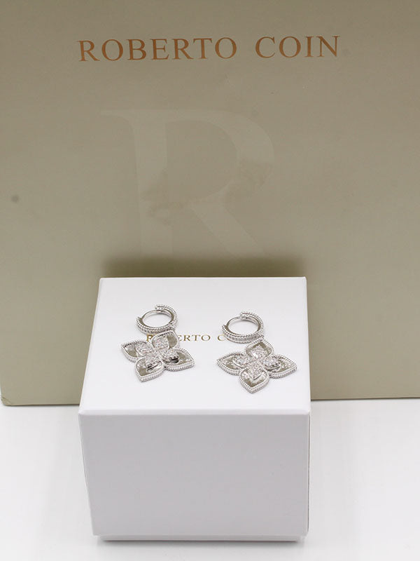 حلق روبرتو كوين زركون حلق roberto coin