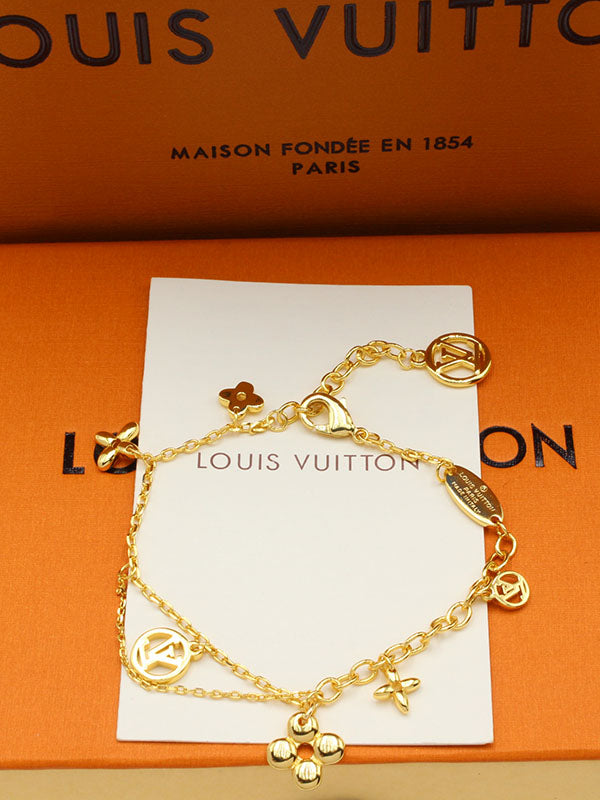 اسواره لويس فيتون ملتي قولد بندنتس اسواره louis vuitton ذهبي