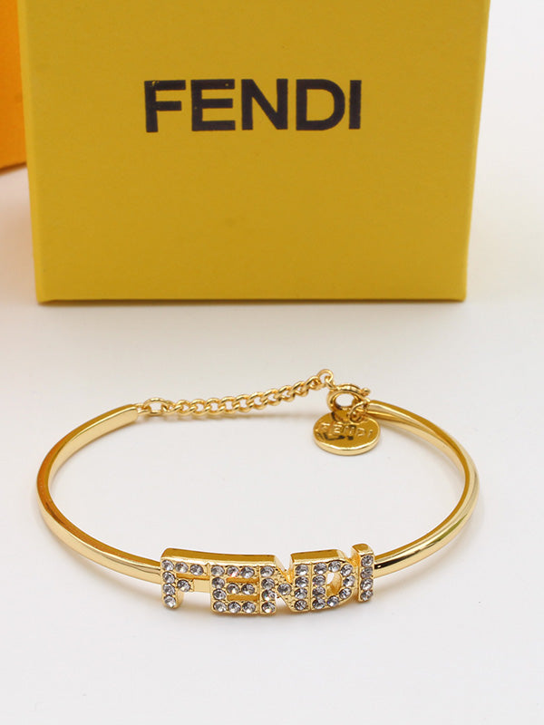 اسواره فندي زركون لوقو اسواره fendi ذهبي