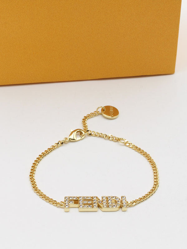 اسواره فندي زركون لوقو شاين اسواره fendi ذهبي