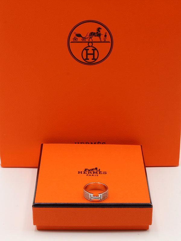 خاتم هيرمز زركون H لوقو خواتم HERMES