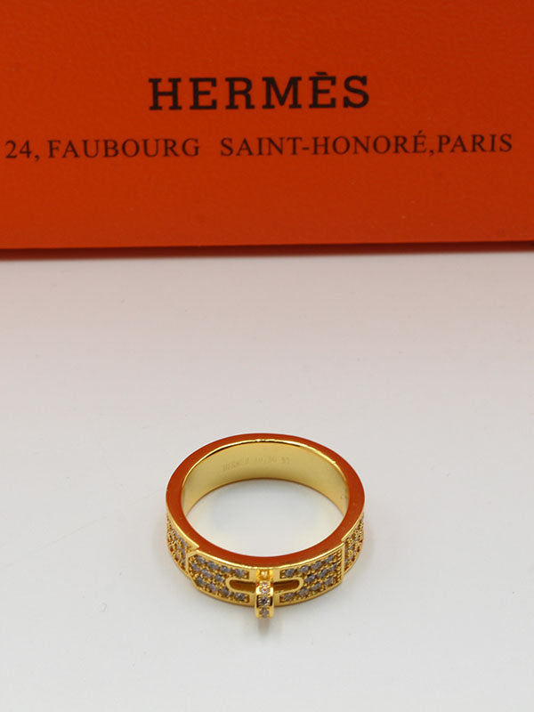 خاتم هيرمز زركون كي لوقو خواتم HERMES