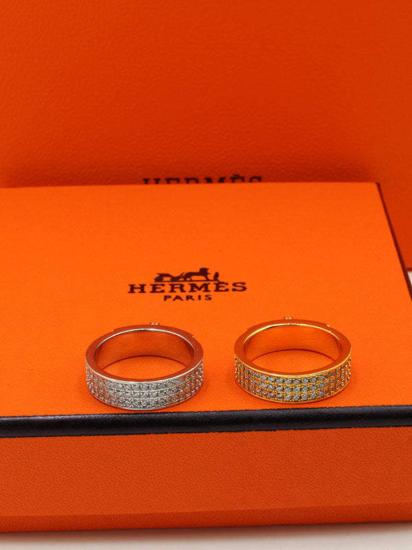 خاتم هيرمز زركون كي لوقو خواتم HERMES