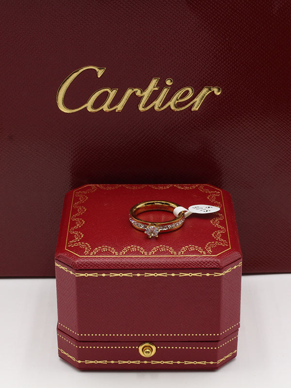 خاتم كارتير سوليتر ون بيق ستون خواتم CARTIER