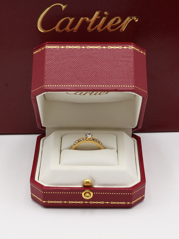 خاتم كارتير سوليتر ون بيق ستون خواتم CARTIER