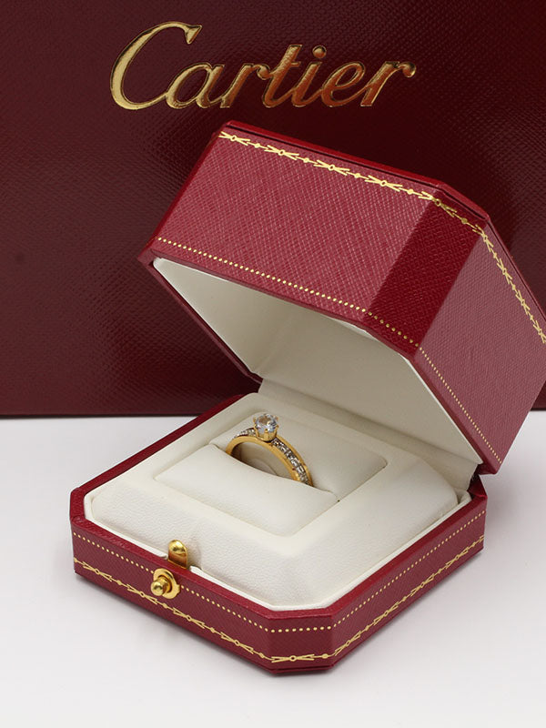 خاتم كارتير سوليتر ون بيق ستون خواتم CARTIER