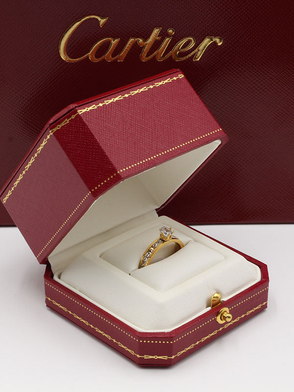 خاتم كارتير سوليتر ون بيق ستون خواتم CARTIER