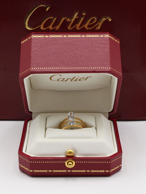 خاتم كارتير سوليتر ثري ستونز خواتم CARTIER