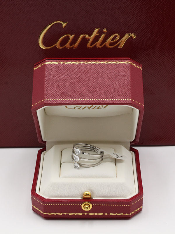 خاتم كارتير سوليتر ثري ستونز خواتم CARTIER