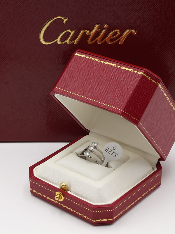 خاتم كارتير سوليتر ثري ستونز خواتم CARTIER
