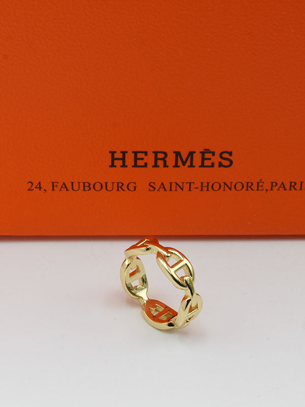 خاتم هيرمز ميتال لوقو خواتم HERMES
