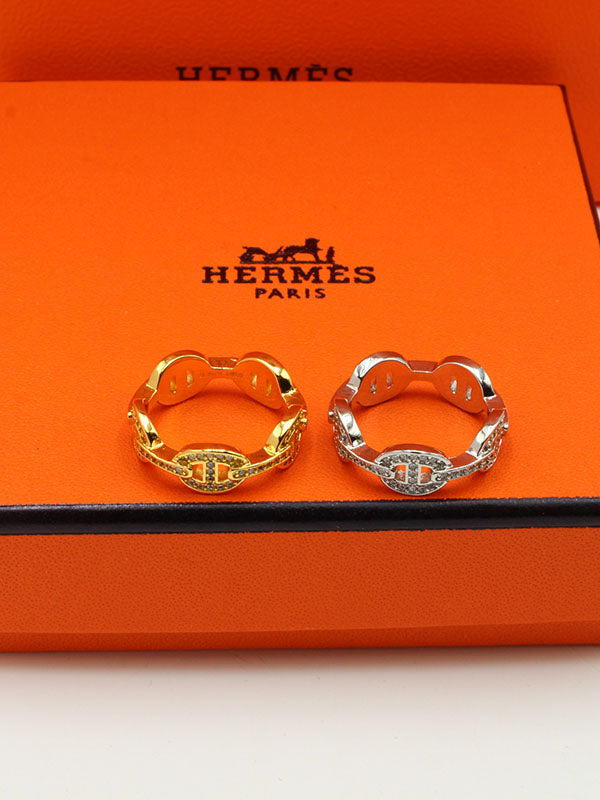 خاتم هيرمز زركون لوقو خواتم HERMES