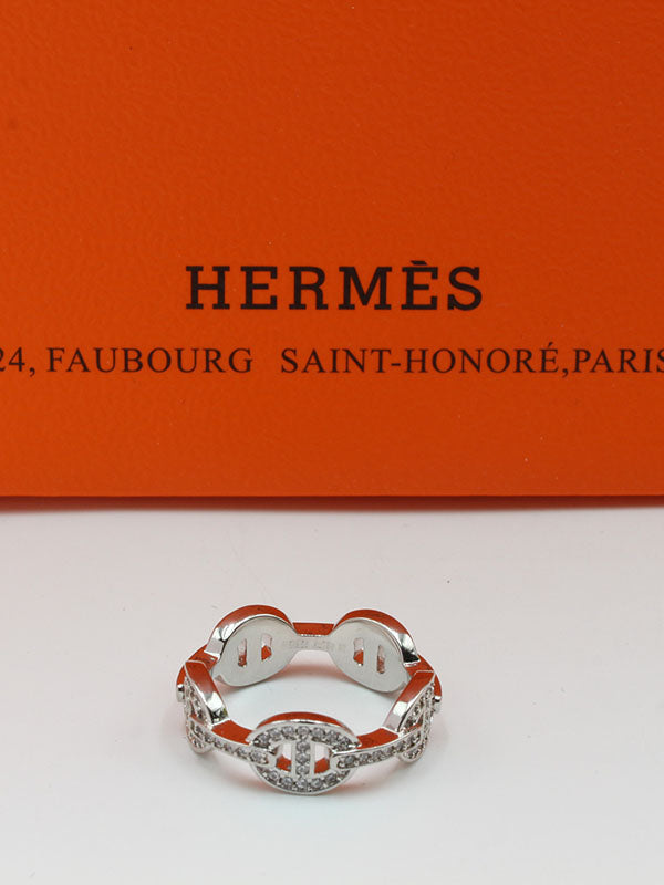 خاتم هيرمز زركون لوقو خواتم HERMES