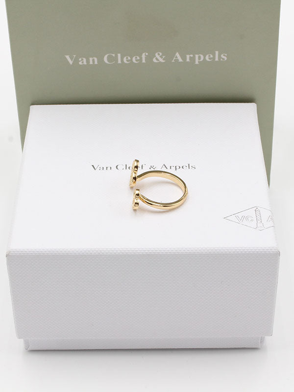 خاتم فان كليف زركون دبل فلاورز خواتم van cleef