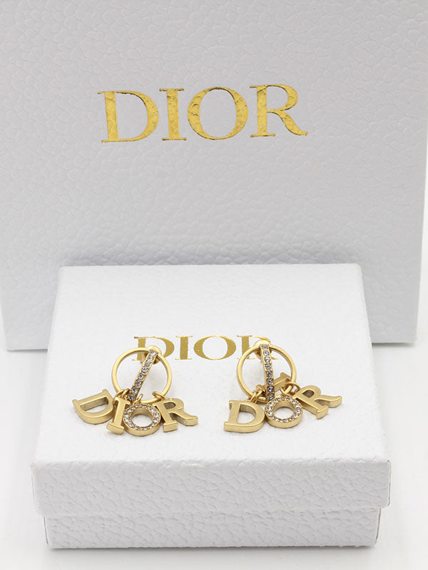 حلق ديور انتيك برونز حلق dior برونزي