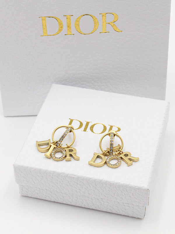 حلق ديور انتيك برونز حلق dior