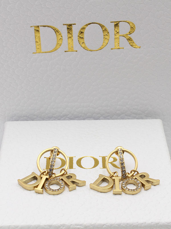 حلق ديور انتيك برونز حلق dior