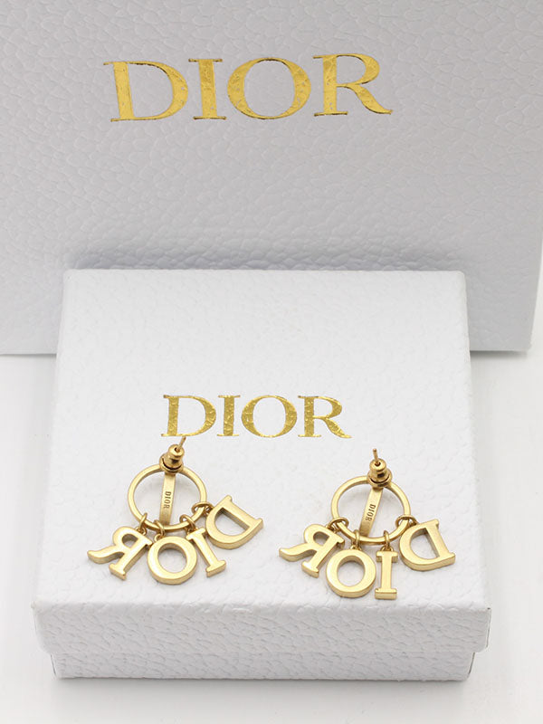 حلق ديور انتيك برونز حلق dior