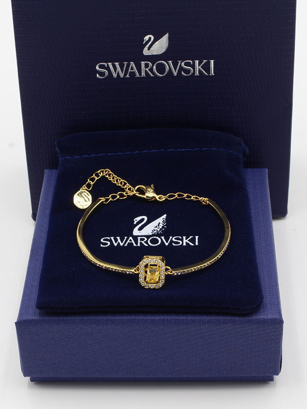 اسواره سواروفسكي زركون اسواره Swarovski اصفر ذهبي