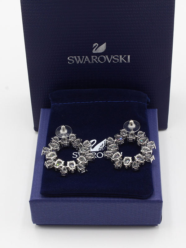 حلق سواروفسكي كبير زركون حلق Swarovski