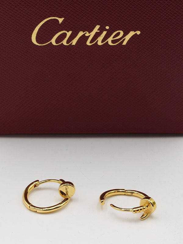 حلق كارتير كبس صغير لوقو حلق CARTIER
