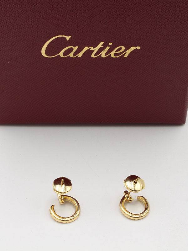 حلق كارتير صغير فيس سايد لوقو حلق CARTIER