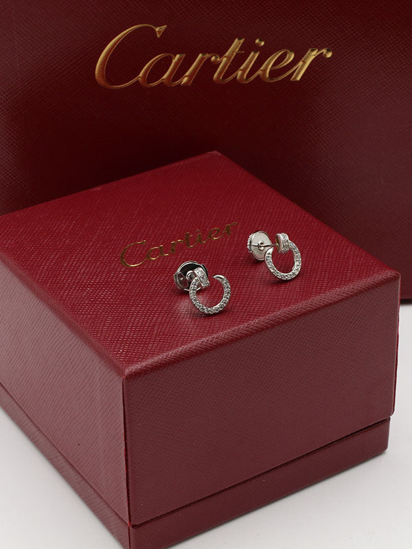 حلق كارتير صغير فيس سايد لوقو حلق CARTIER