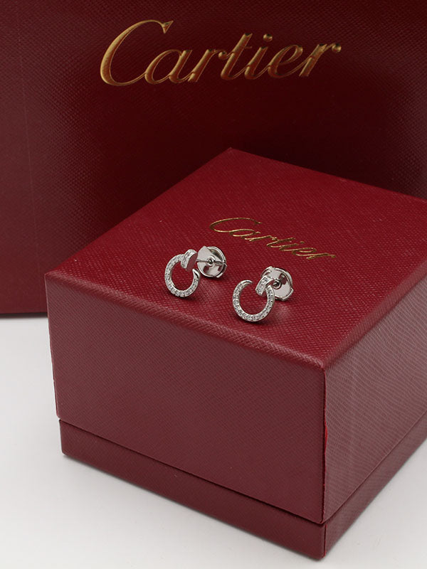 حلق كارتير صغير فيس سايد لوقو حلق CARTIER