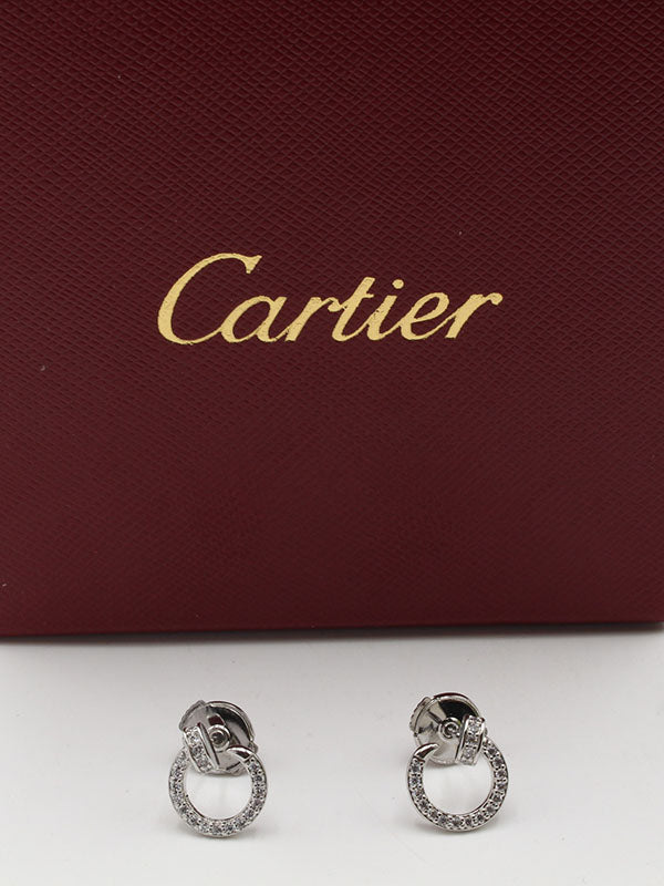 حلق كارتير صغير فيس سايد لوقو حلق CARTIER